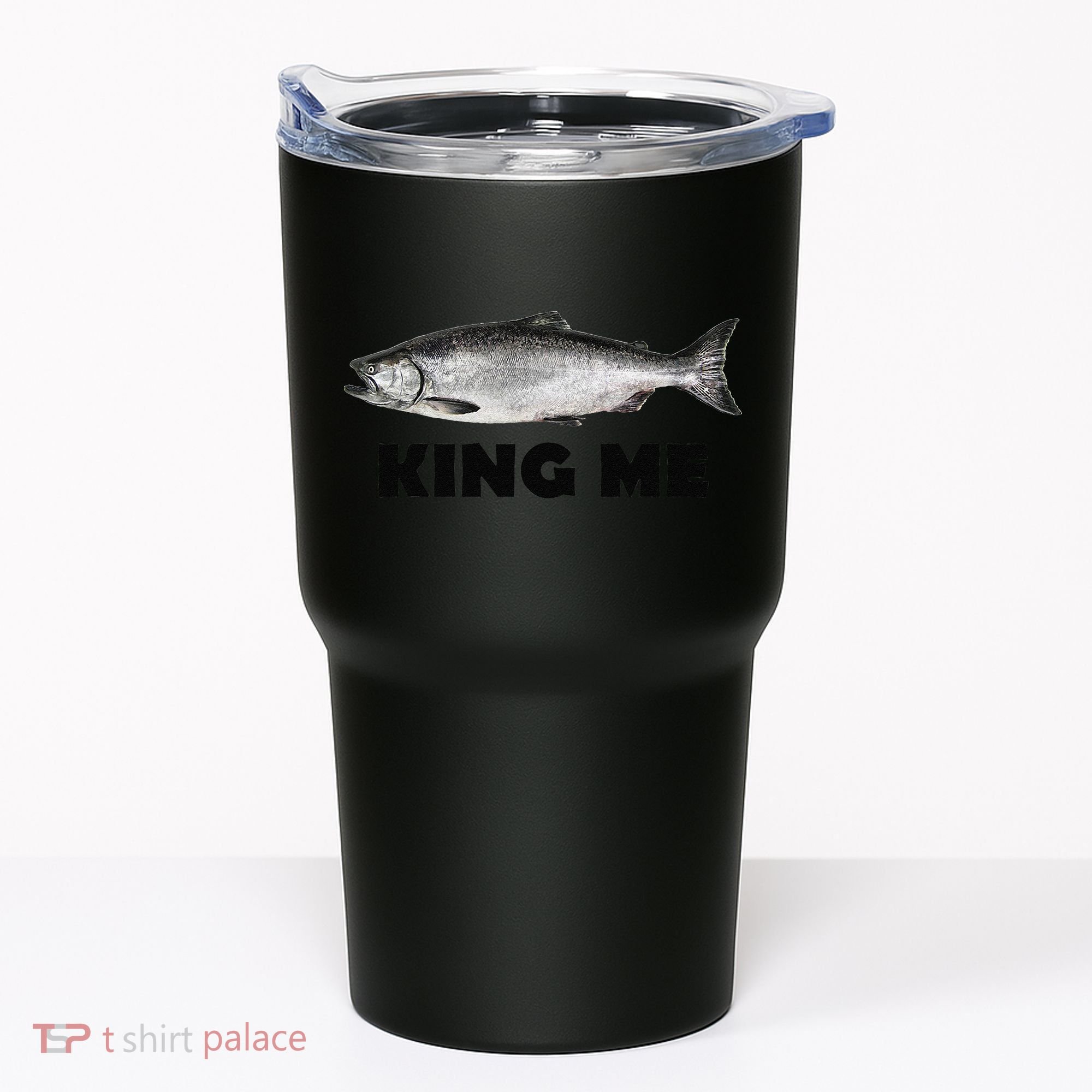 King Me Salmon Fishing Tumbler