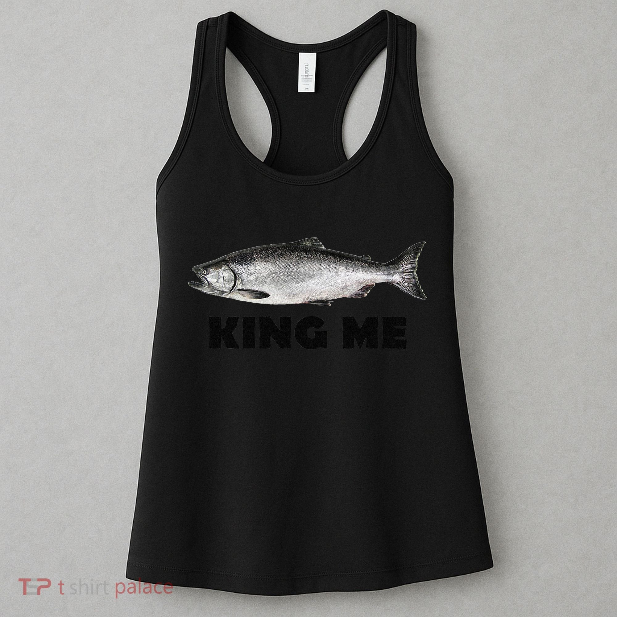 King Me Salmon Fishing Women's Tank Top