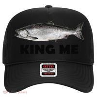 King Me Salmon Fishing Hat thumb 0