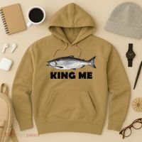 King Me Salmon Fishing Hoodie thumb 3