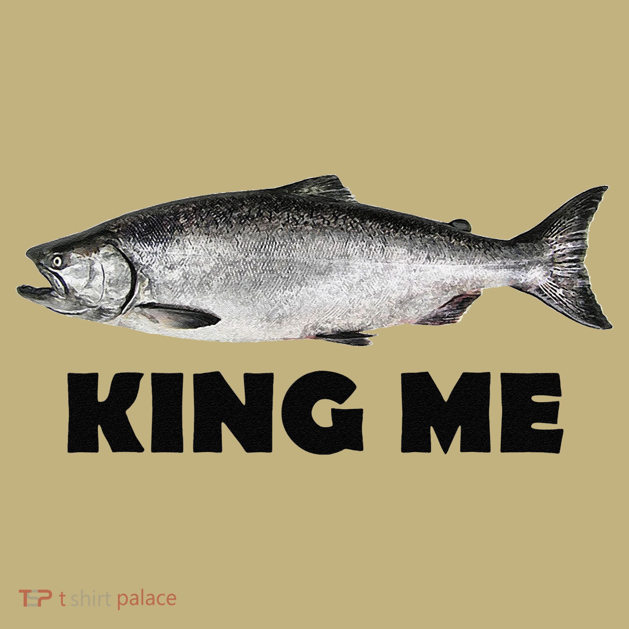 King Me Salmon Fishing Mousepad