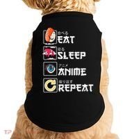 Kawaii Manga Sushi Eat Sleep Anime Repeat Cute Anime Doggie Tank thumb 0