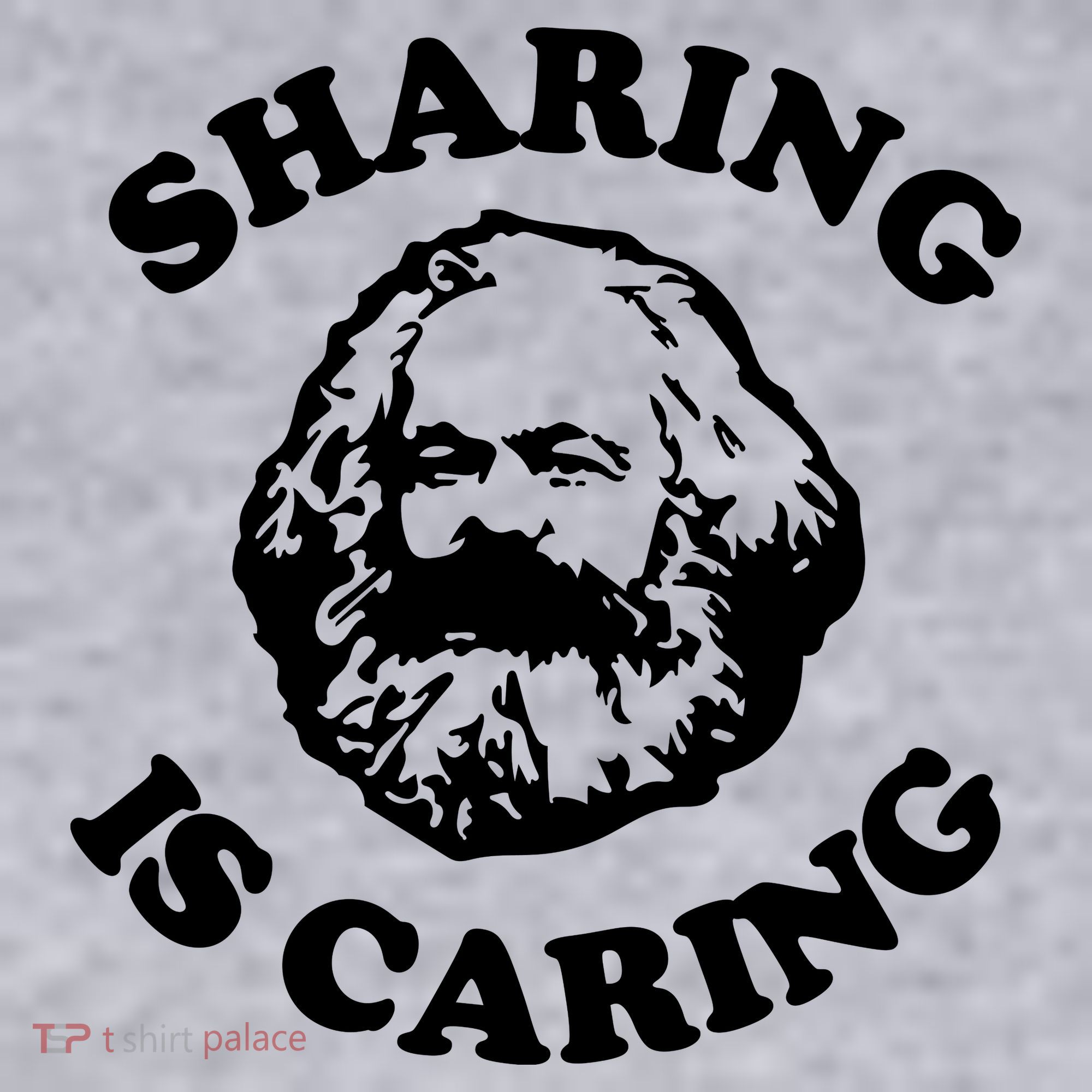 Karl Marx Sharing Is Caring Women's Sweatshirt