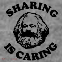Karl Marx Sharing Is Caring Toddler Hoodie thumb 2