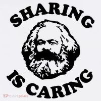 Karl Marx Sharing Is Caring Coffee Mug thumb 5