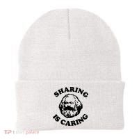 Karl Marx Sharing Is Caring Beanie thumb 0