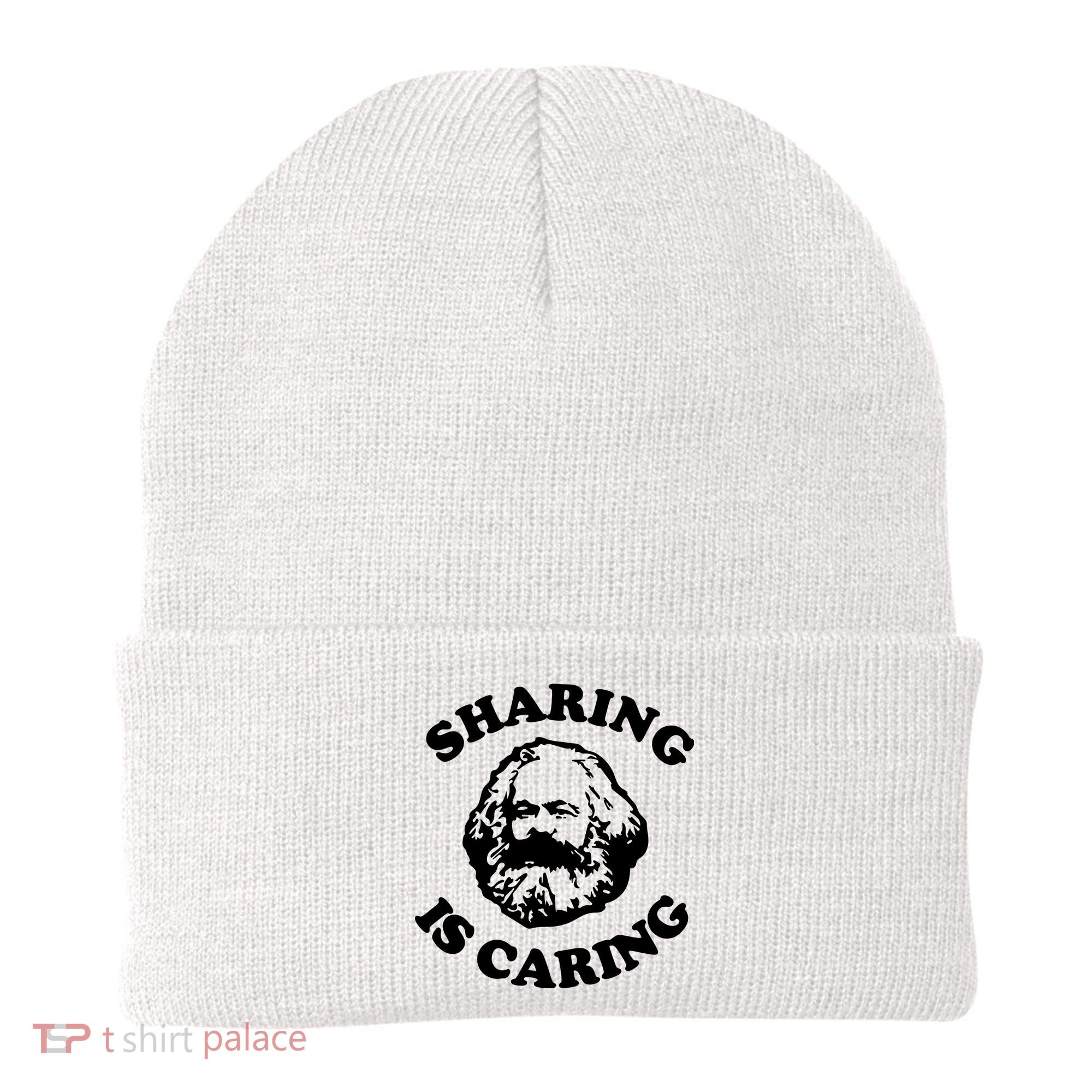Karl Marx Sharing Is Caring Beanie