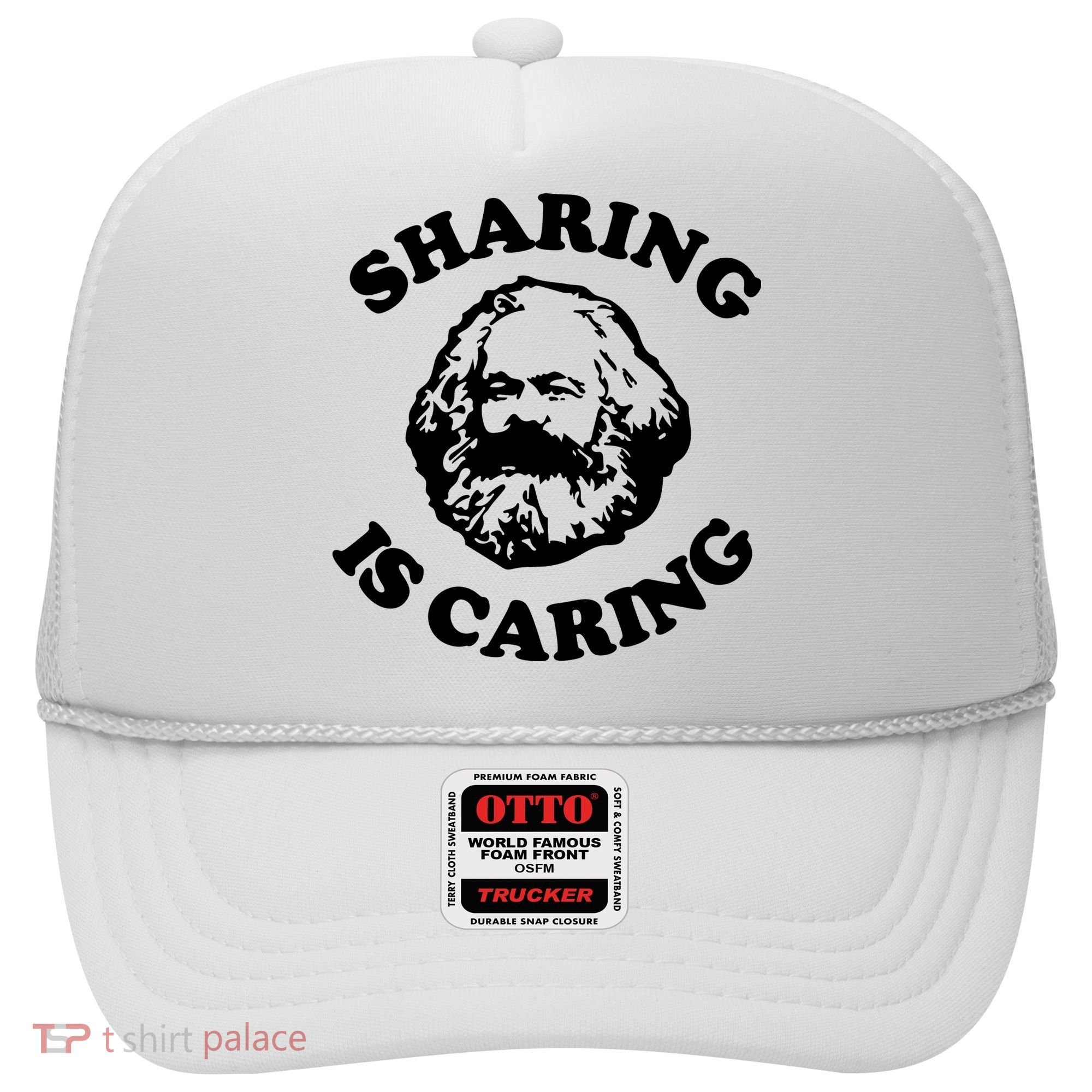 Karl Marx Sharing Is Caring Hat