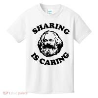 Karl Marx Sharing Is Caring Kids T-Shirt thumb 0