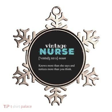 Knows More Than She Says Great Gift Funny Vintage Nurse Definition Great Gift Ornament