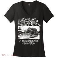 Killdozer Modified Tank Bulldozer Women's V-Neck T-Shirt thumb 0