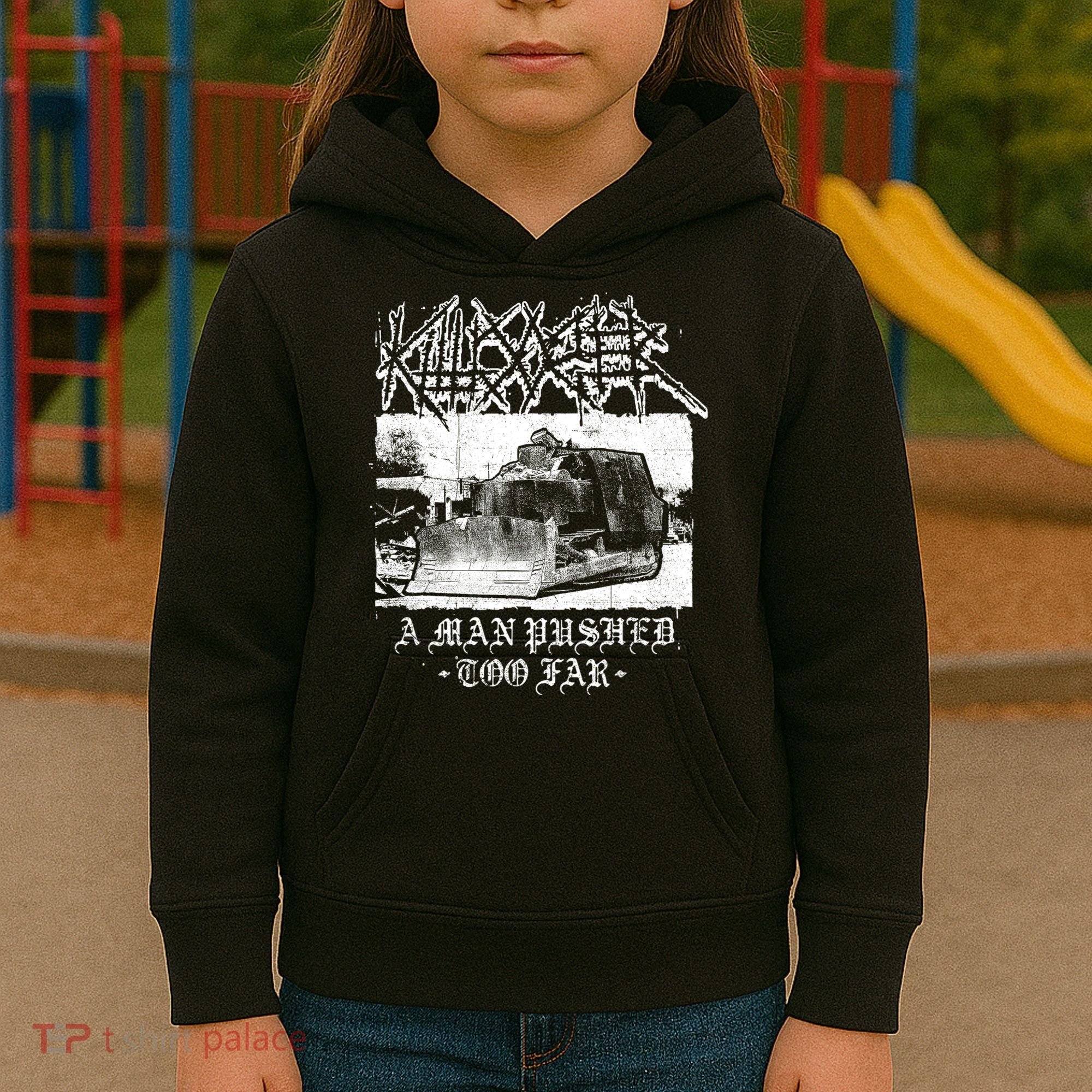 Killdozer Modified Tank Bulldozer Kids Hoodie