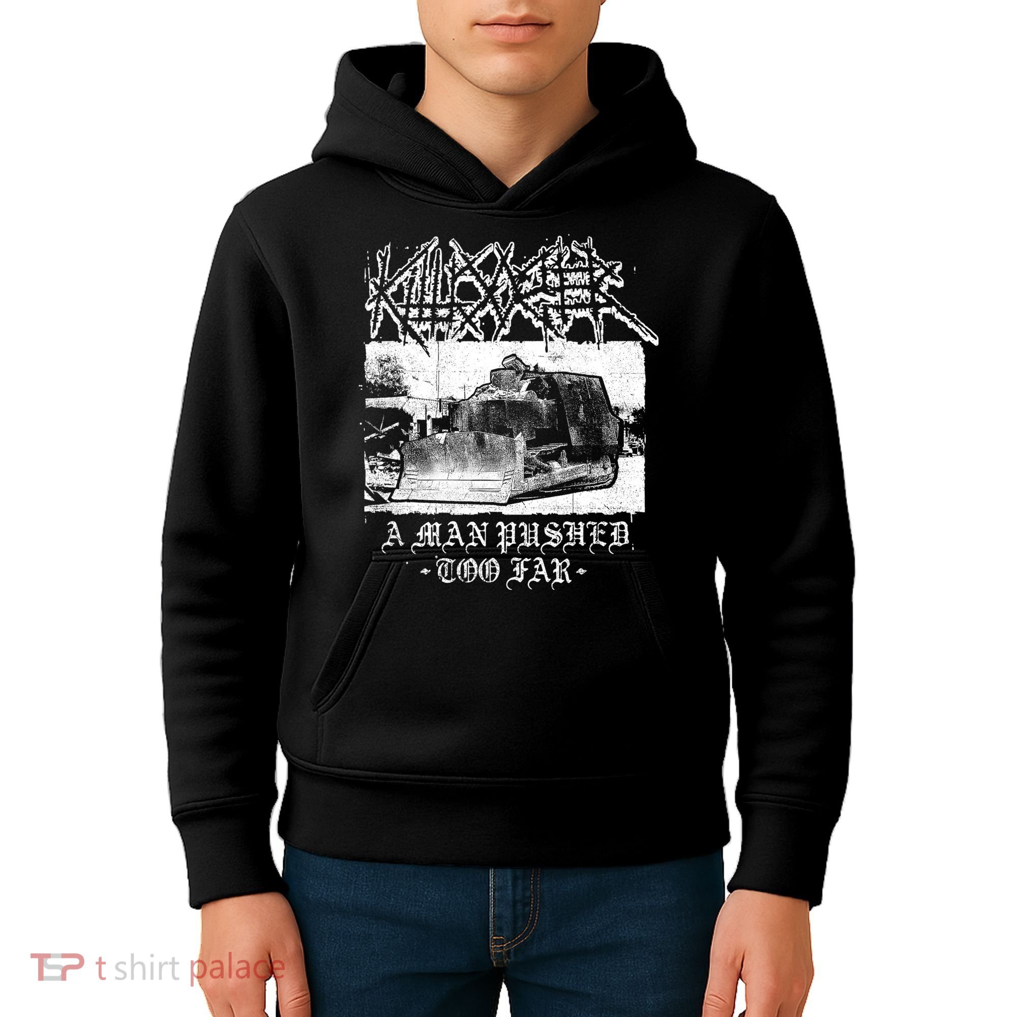 Killdozer Modified Tank Bulldozer Kids Hoodie