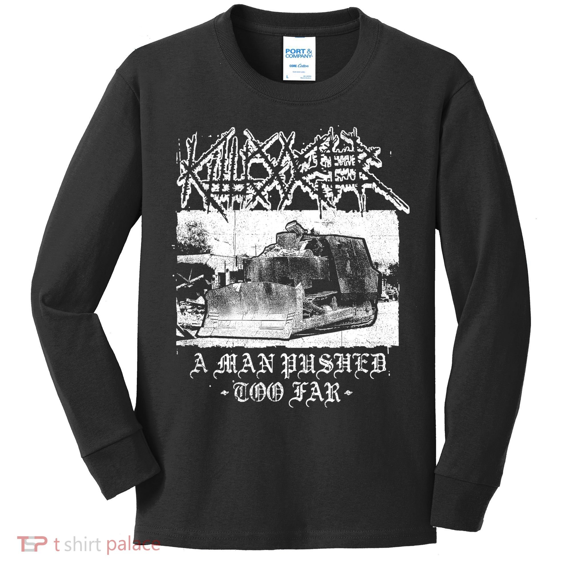 Killdozer Modified Tank Bulldozer Kids Long Sleeve Shirt