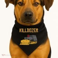 Killdozer Modified Tank Bulldozer USA-Made Doggie Bandana thumb 1