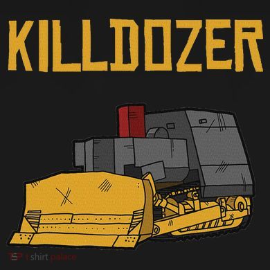 Killdozer Modified Tank Bulldozer Pom Pom 12in Knit Beanie