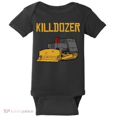 Killdozer Modified Tank Bulldozer Baby Bodysuit