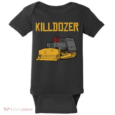 Killdozer Modified Tank Bulldozer Baby Bodysuit