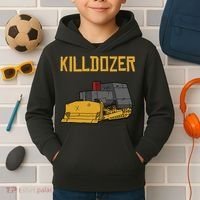 Killdozer Modified Tank Bulldozer Kids Hoodie thumb 2