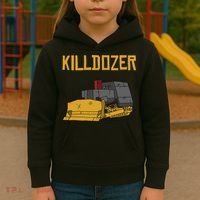Killdozer Modified Tank Bulldozer Kids Hoodie thumb 3