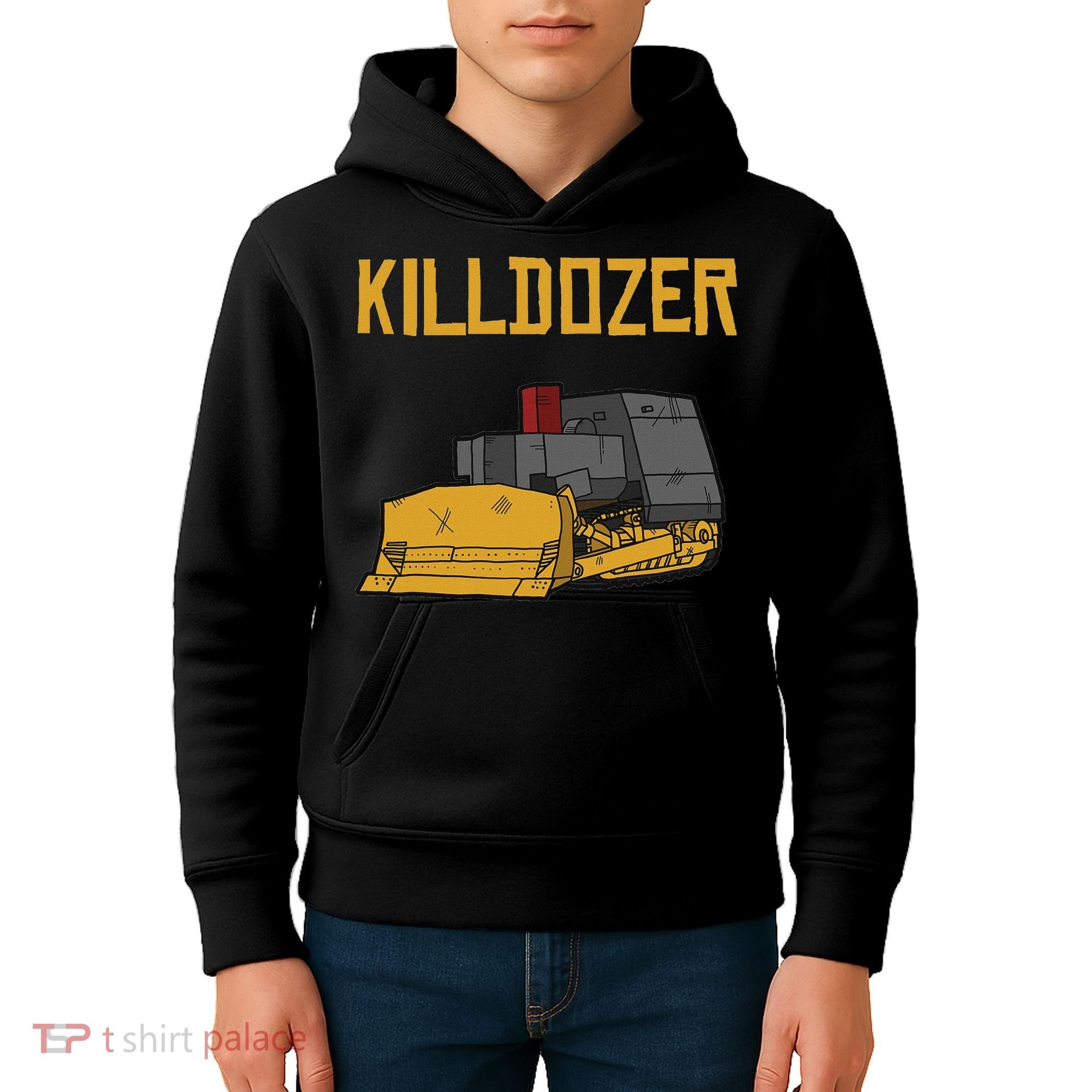 Killdozer Modified Tank Bulldozer Kids Hoodie