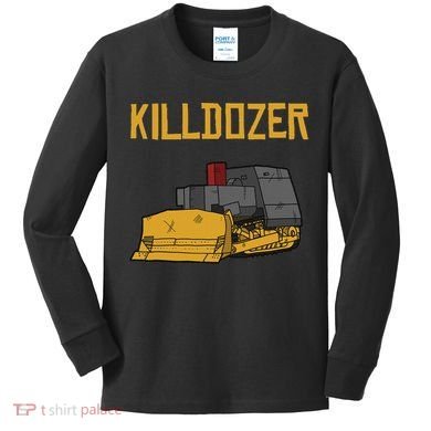 Killdozer Modified Tank Bulldozer Kids Long Sleeve Shirt