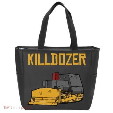 Killdozer Modified Tank Bulldozer Tote Bag