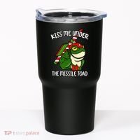 K.iss Me Under The Missile Toad Funny Christmas Holiday Joke Tumbler thumb 0