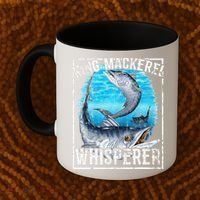 King Mackerel Whisperer Deep Sea Fishing Coffee Mug thumb 2