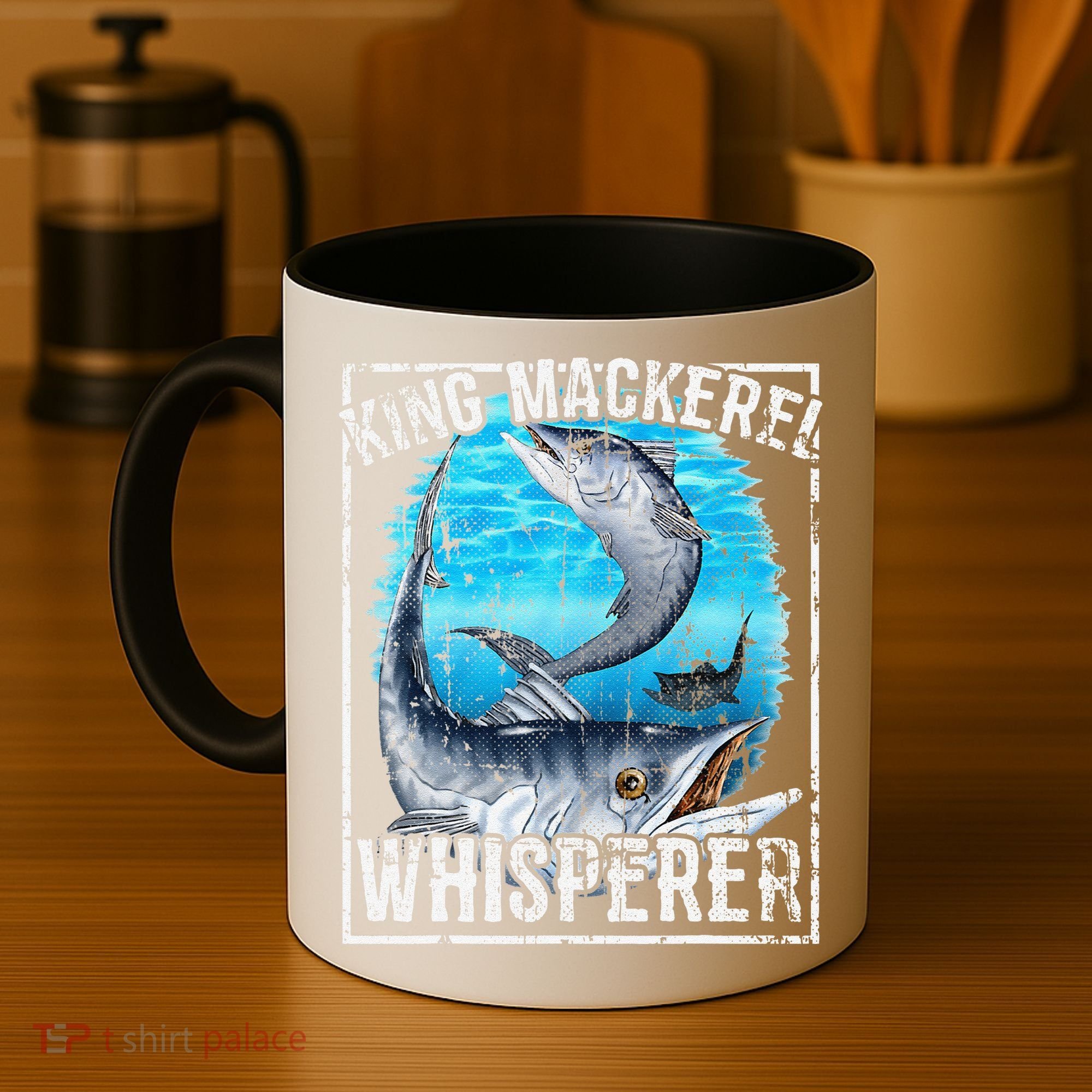 King Mackerel Whisperer Deep Sea Fishing Coffee Mug
