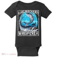 King Mackerel Whisperer Deep Sea Fishing Baby Bodysuit thumb 0