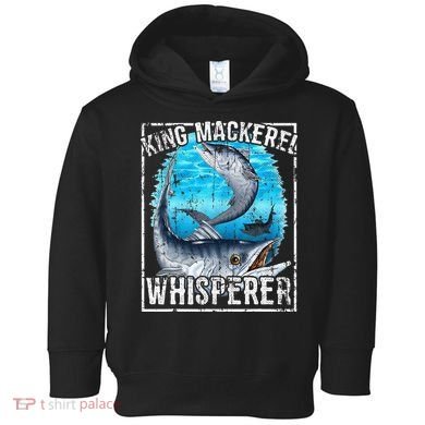 King Mackerel Whisperer Deep Sea Fishing Toddler Hoodie