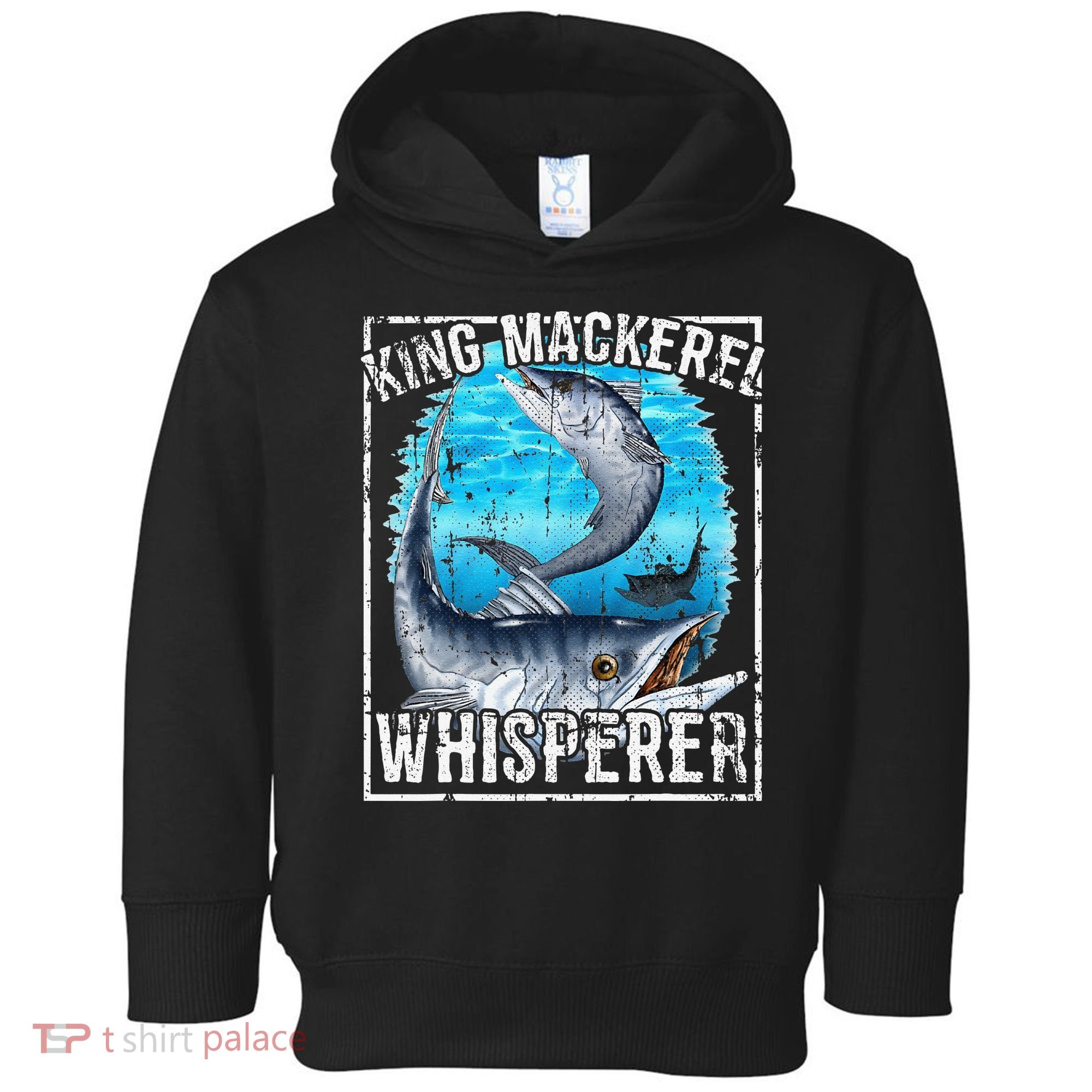 King Mackerel Whisperer Deep Sea Fishing Toddler Hoodie