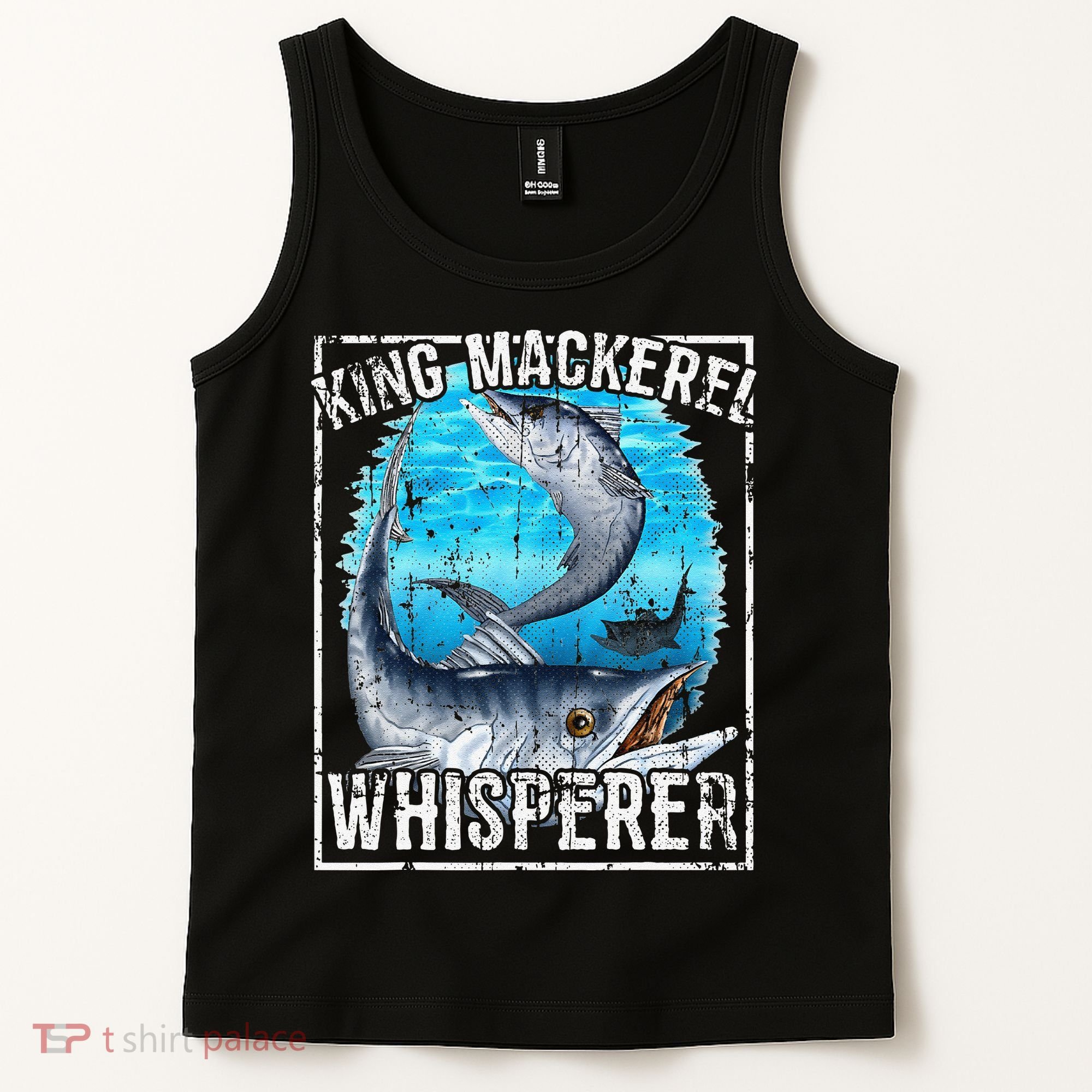 King Mackerel Whisperer Deep Sea Fishing Tank Top