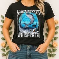 King Mackerel Whisperer Deep Sea Fishing Women's T-Shirt thumb 2