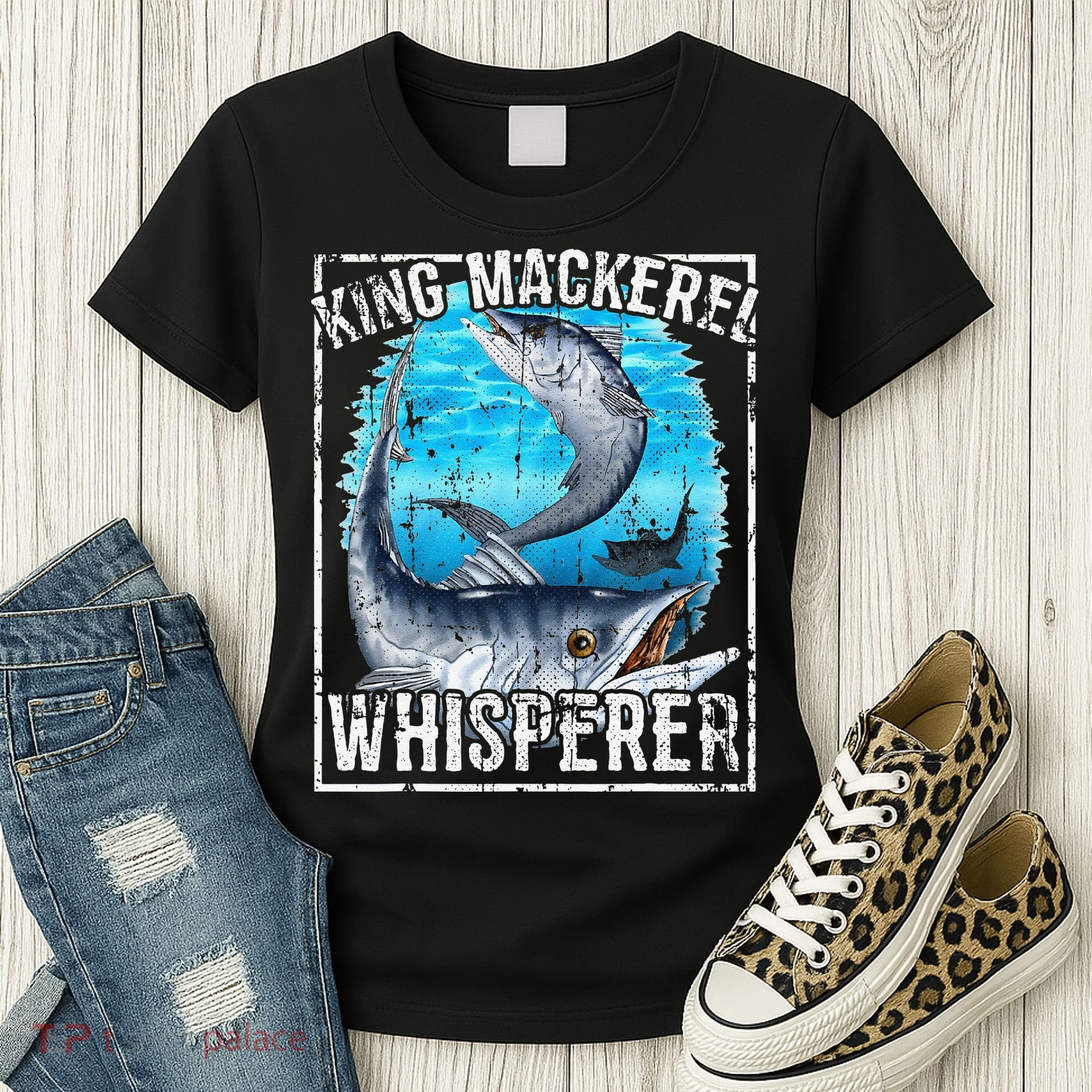 King Mackerel Whisperer Deep Sea Fishing Women's T-Shirt