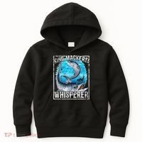 King Mackerel Whisperer Deep Sea Fishing Kids Hoodie thumb 0
