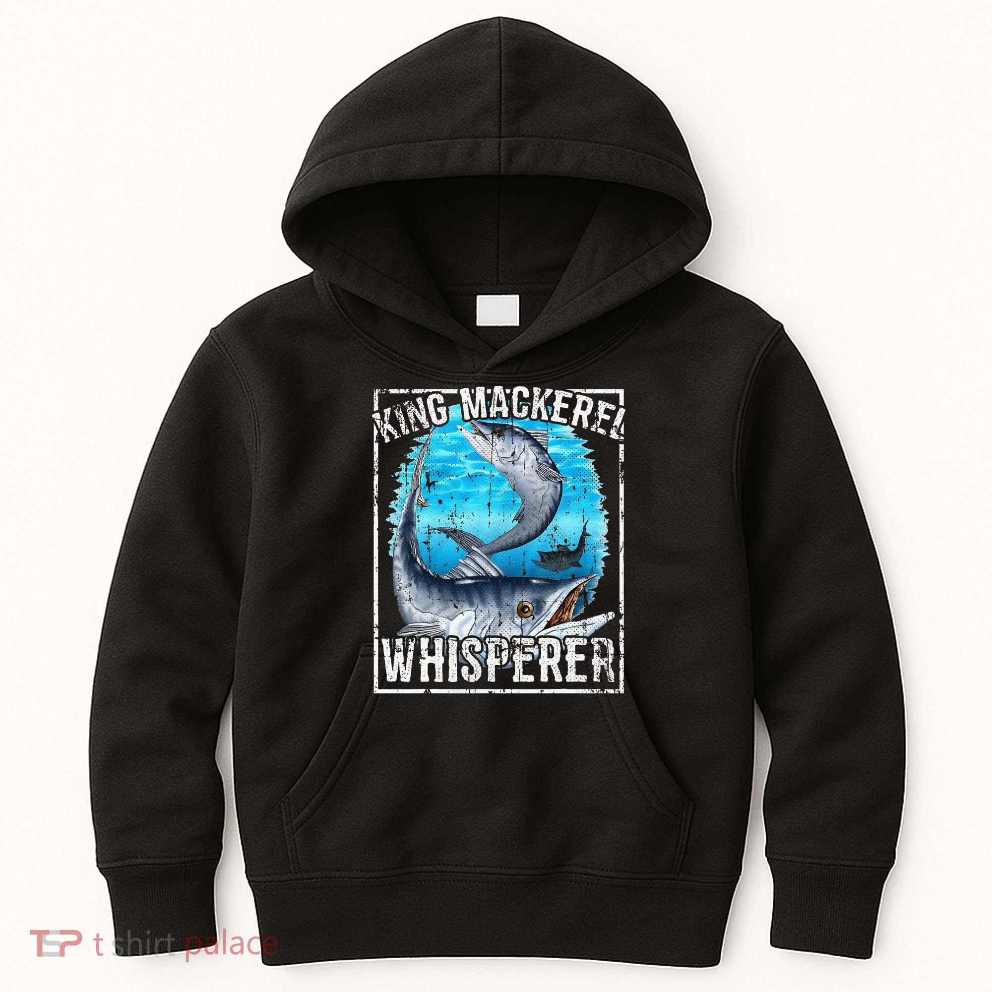 King Mackerel Whisperer Deep Sea Fishing Kids Hoodie
