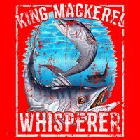 King Mackerel Whisperer Deep Sea Fishing Santa Hat thumb 1