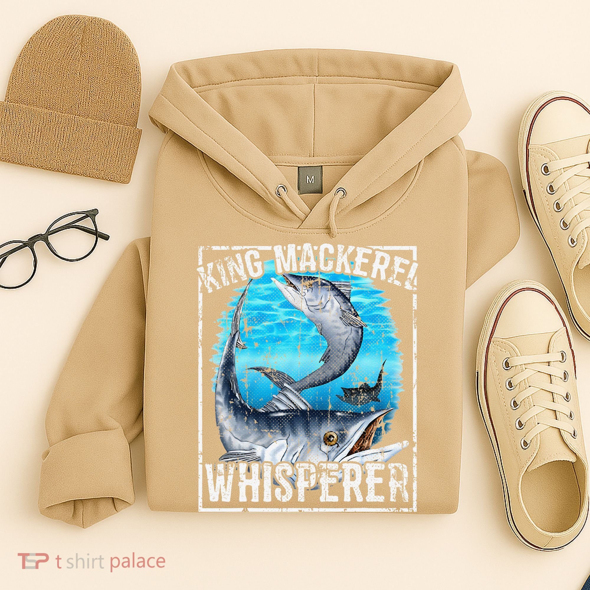 King Mackerel Whisperer Deep Sea Fishing Hoodie