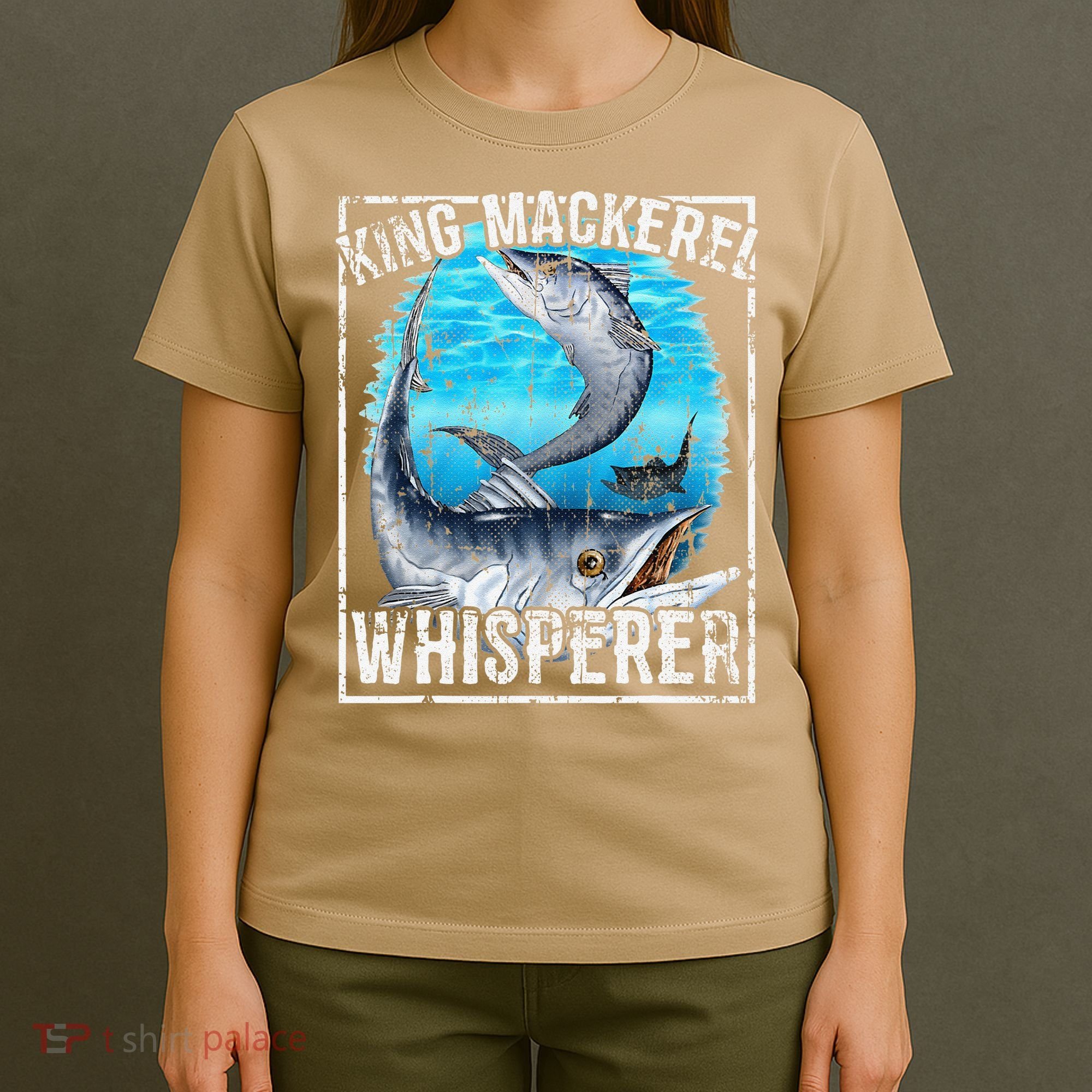King Mackerel Whisperer Deep Sea Fishing T-Shirt