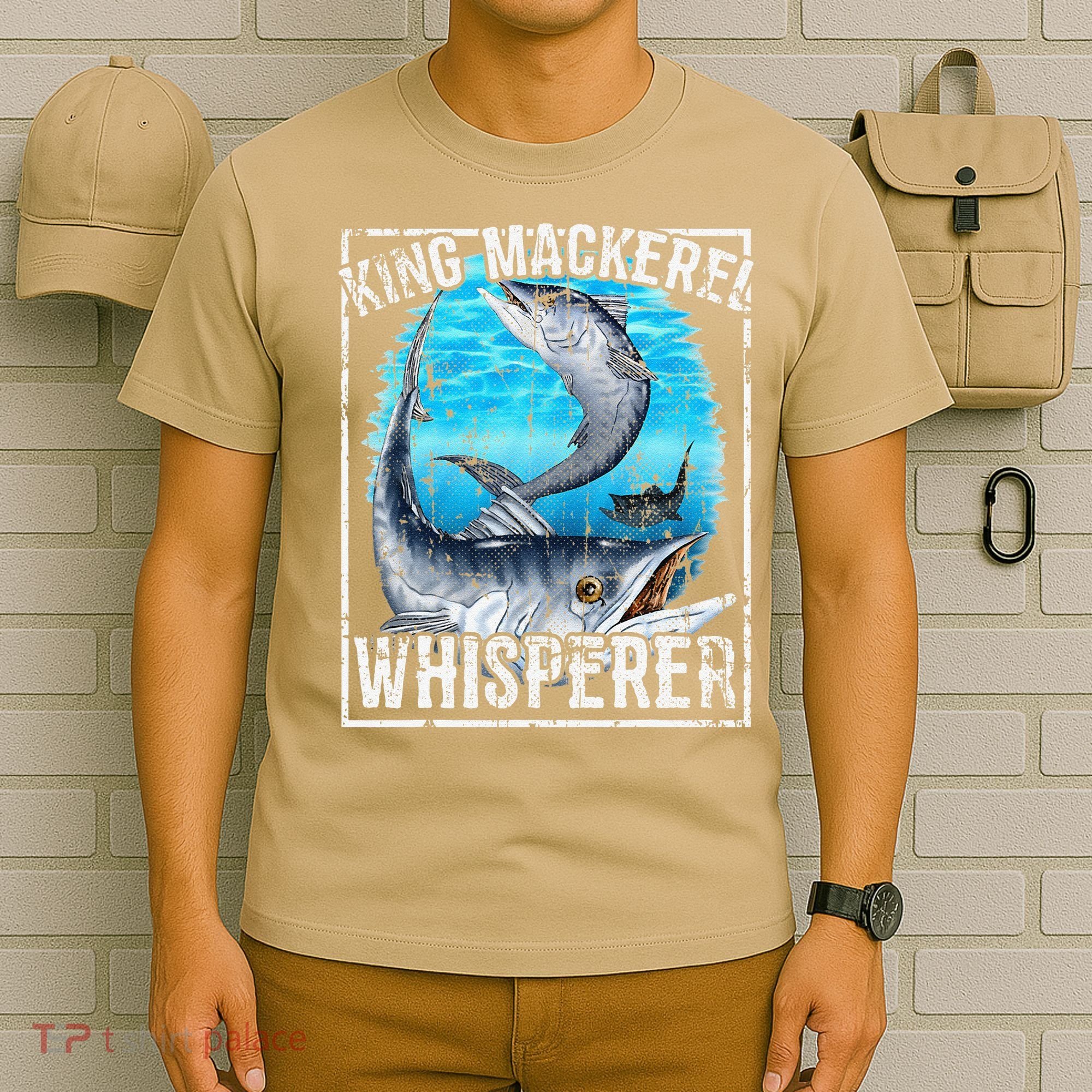 King Mackerel Whisperer Deep Sea Fishing T-Shirt