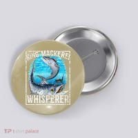 King Mackerel Whisperer Deep Sea Fishing Button thumb 0
