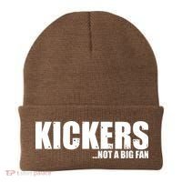 Kickers Not A Big Fan Fantasy Football Draft Day Beanie thumb 0