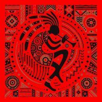 Kokopelli Native American For Women Kokopelli Santa Hat thumb 1