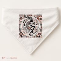 Kokopelli Native American For Women Kokopelli USA-Made Doggie Bandana thumb 0
