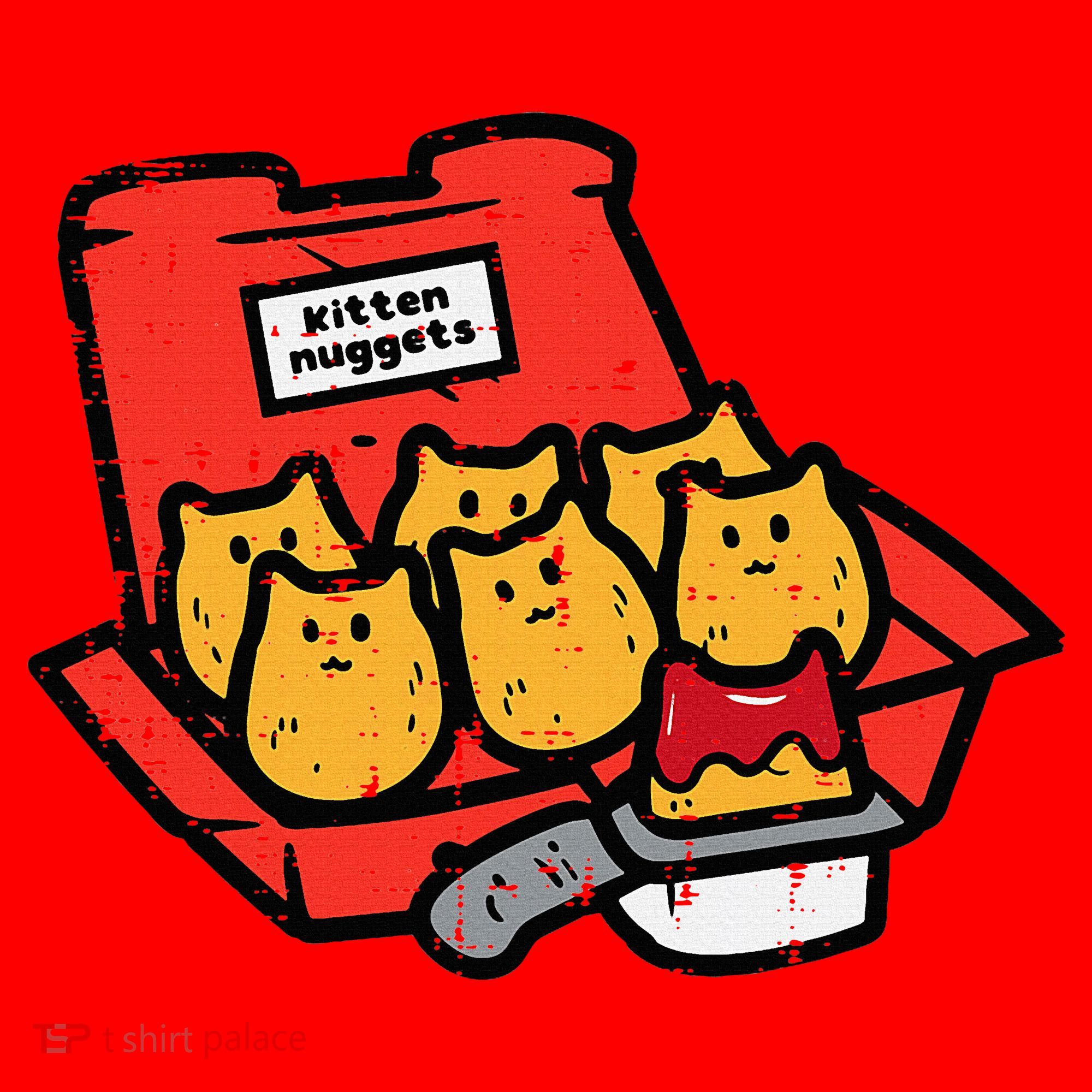Kitten Nuggets Cute Fast Food Cat Food Lover Santa Hat
