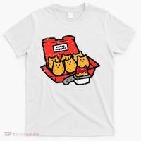 Kitten Nuggets Cute Fast Food Cat Food Lover T-Shirt thumb 0