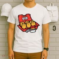 Kitten Nuggets Cute Fast Food Cat Food Lover T-Shirt thumb 6