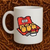 Kitten Nuggets Cute Fast Food Cat Food Lover Coffee Mug thumb 2